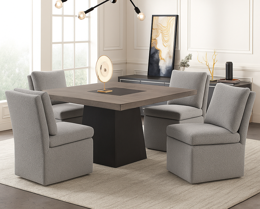Broager Square Table & Dining Chair