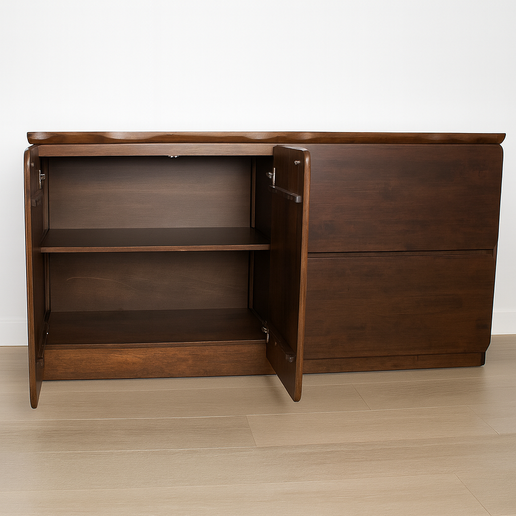 Logstor Dining Table & Side Chair (2/CTN) And Sideboard