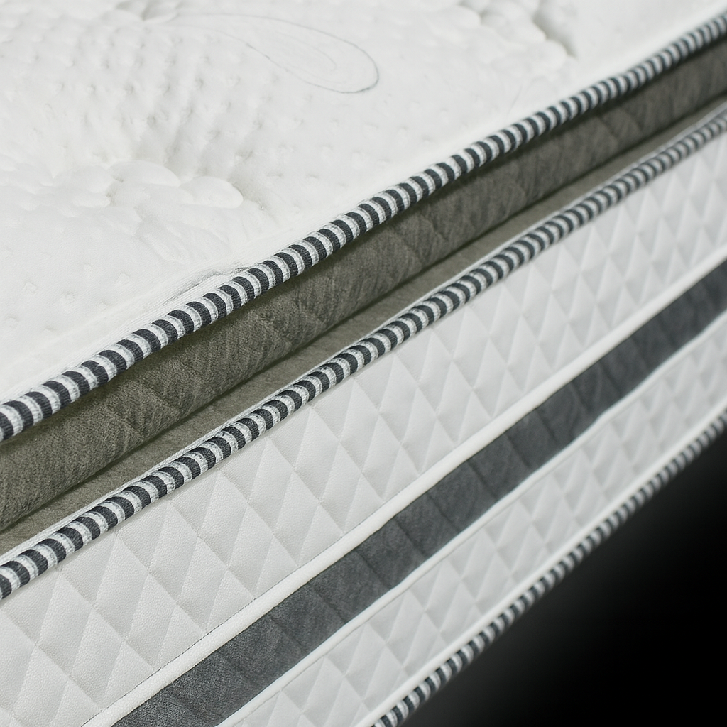 Siddalee 16” Euro Pillow Top 2.5” Gel Infused Memory Foam