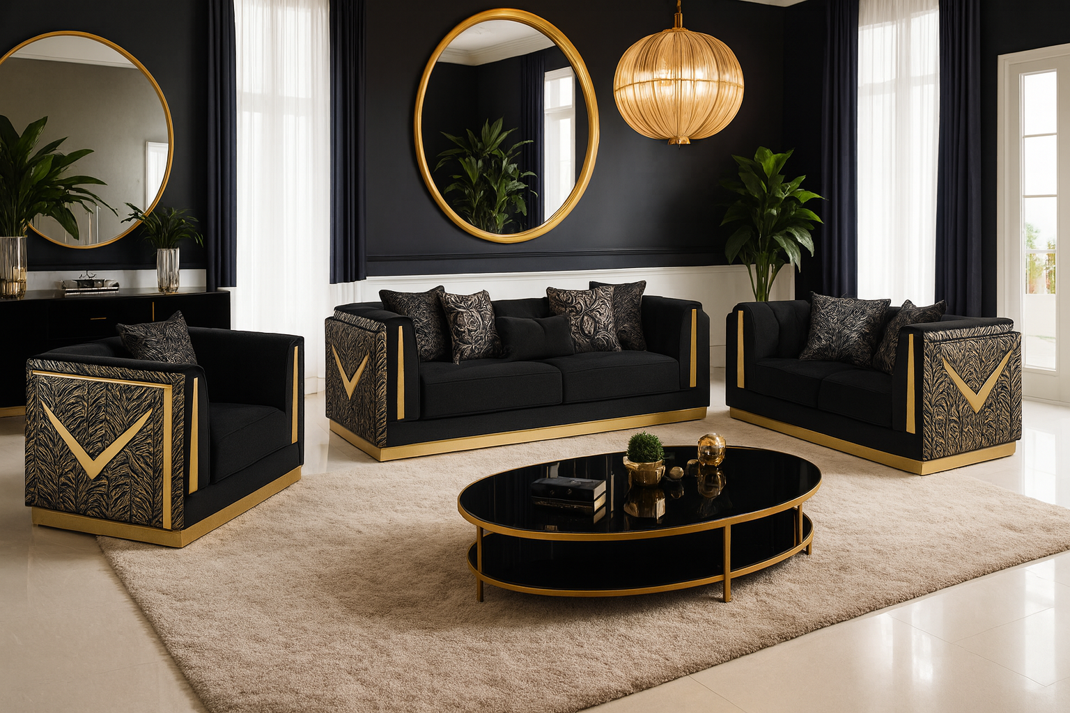 Doriphei Sofa With Set