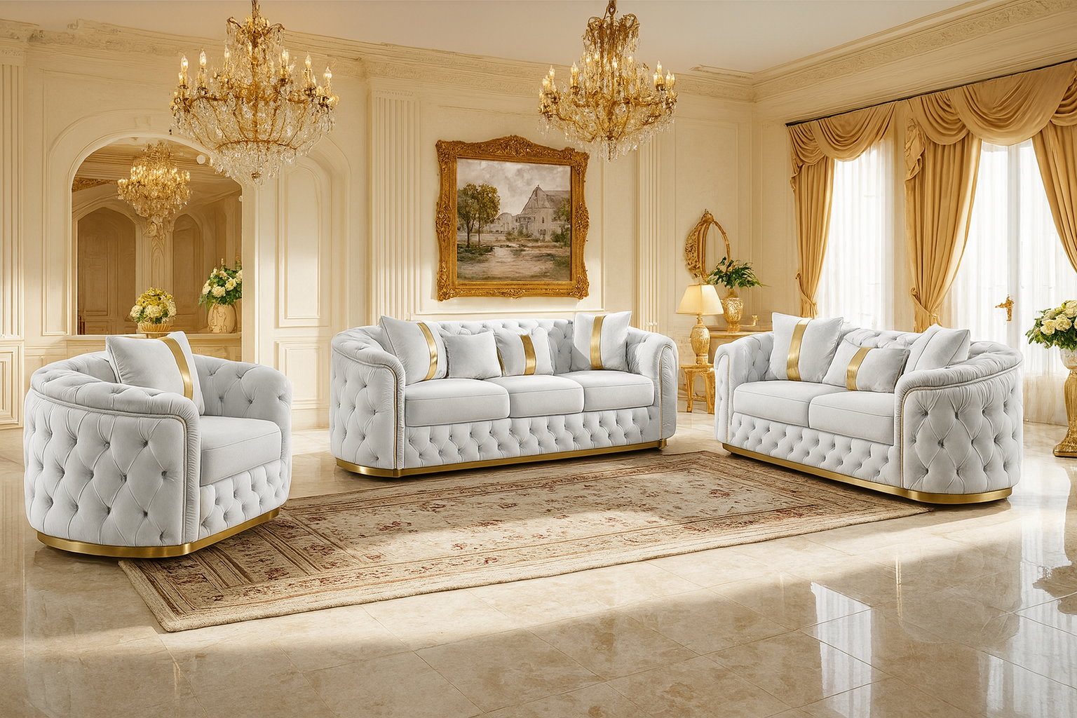 Adelpha Sofa With Set