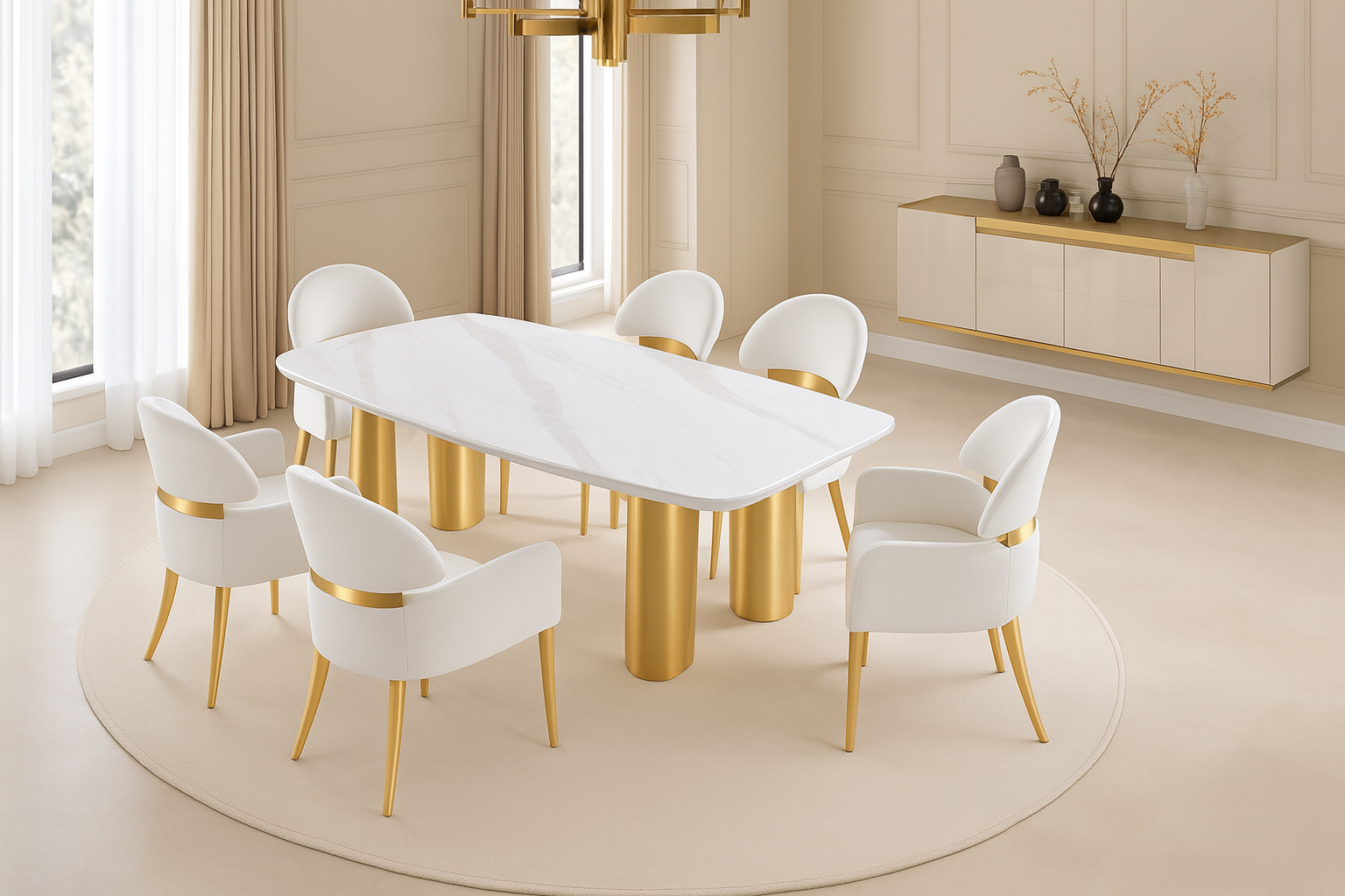 Northall Dining Table With Chair
