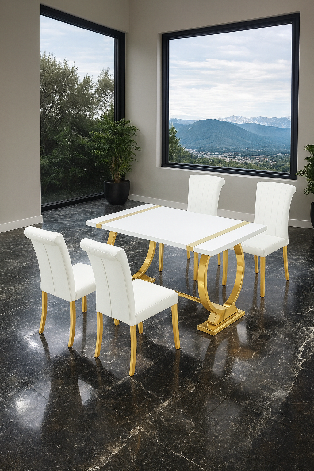 Holbaek Dining Table  & Side Chair (2/Ctn)