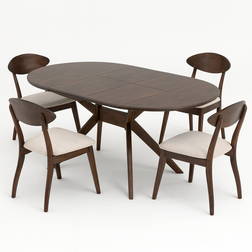 Hammel Dining Table & Side Chair (2/CTN)