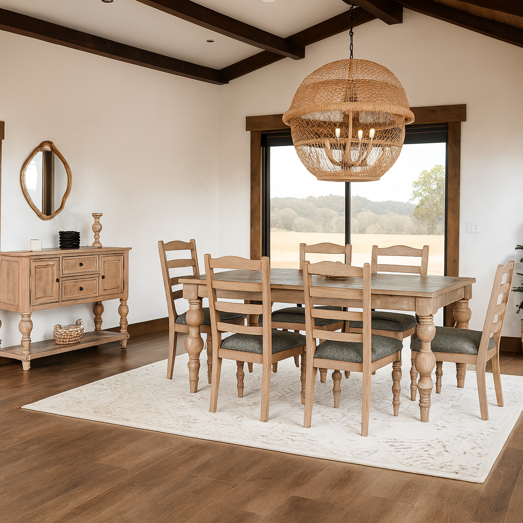 Chesapeake Dining Table & Side Chair