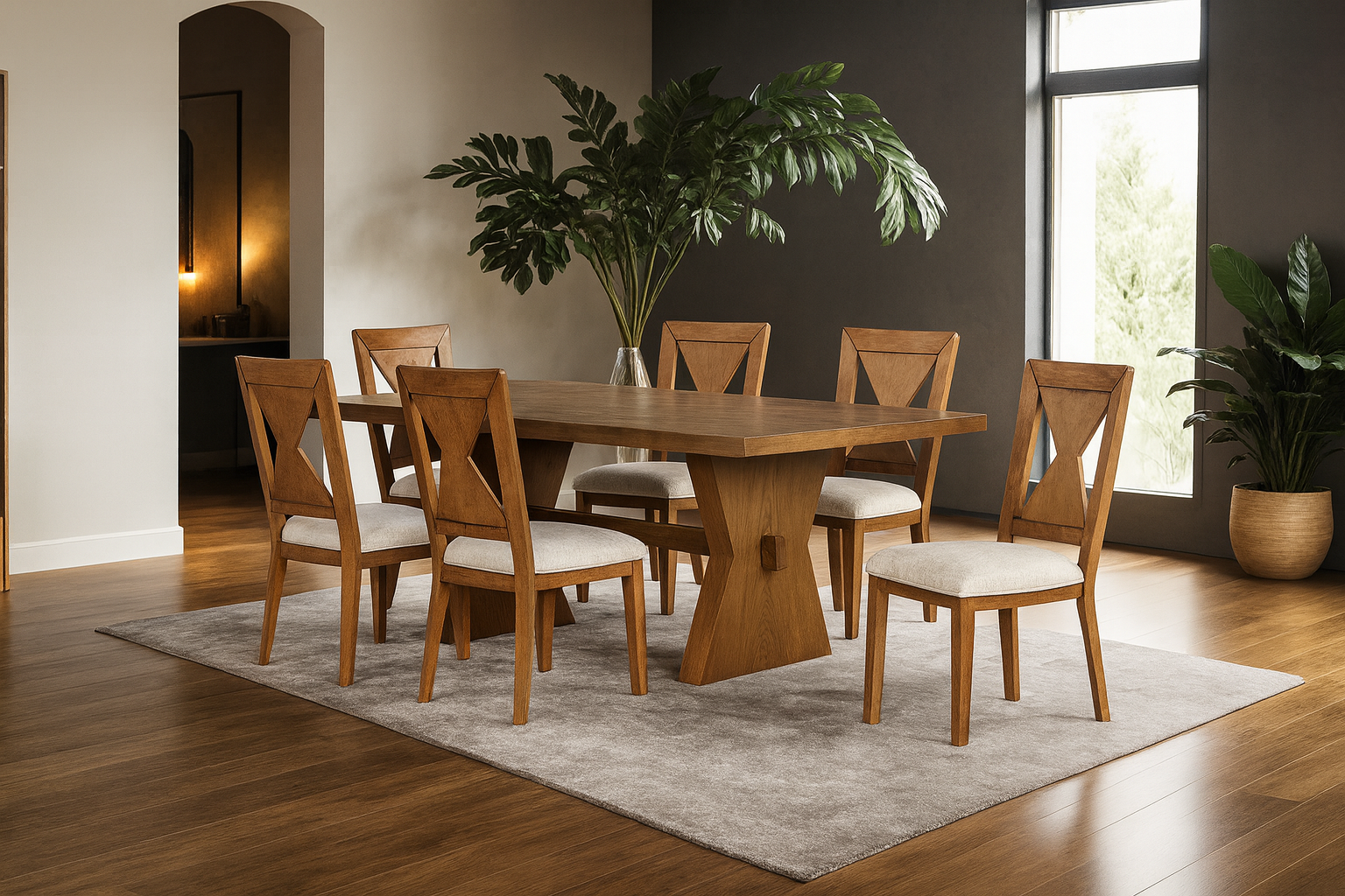 Johannes Dining Table & Side Chair (2/CTN)