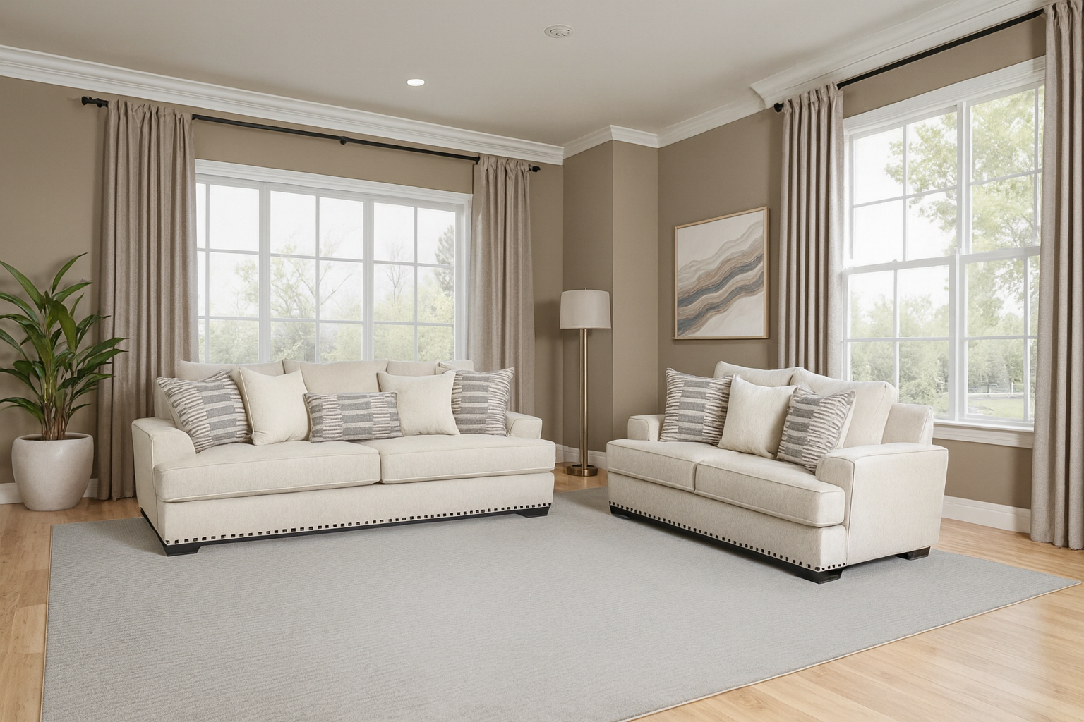Gervais With Loveseat