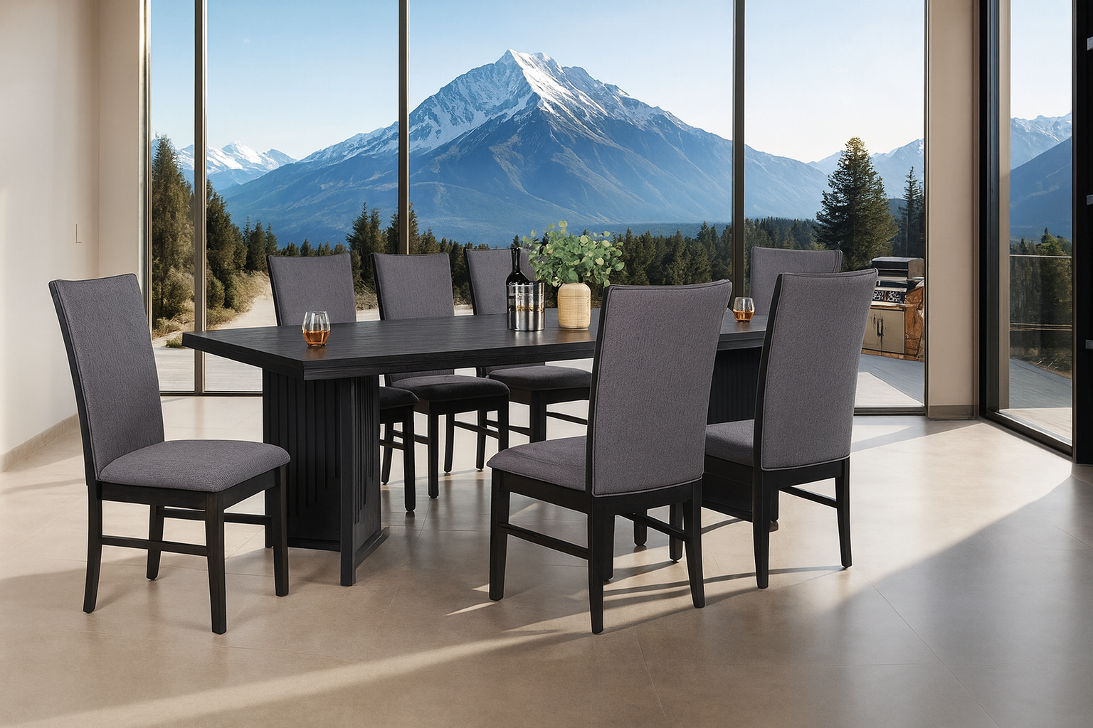 Easingwold Dining Table & Side Chair (2/CTN)