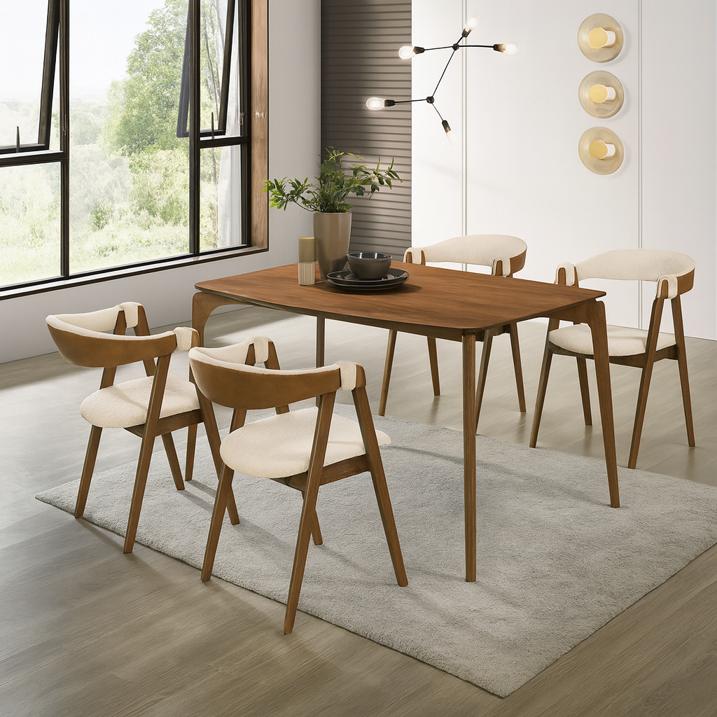 Ebikon Dining Table & Side Chair (2/CTN)