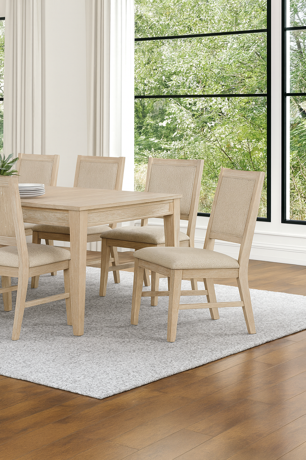 Sandnes Dining Table & Dining Chair (2/CTN)