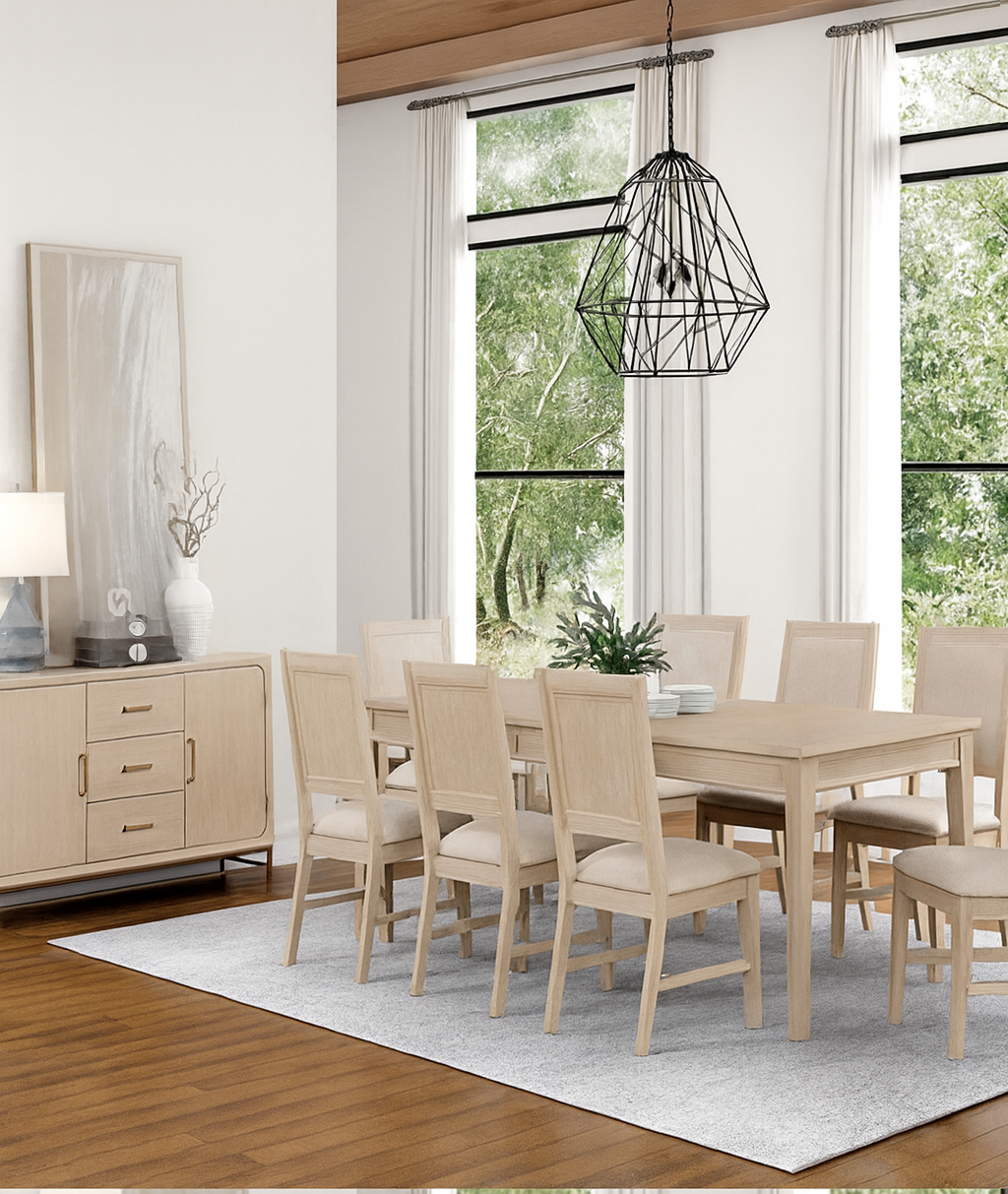 Sandnes Dining Table & Dining Chair (2/CTN)