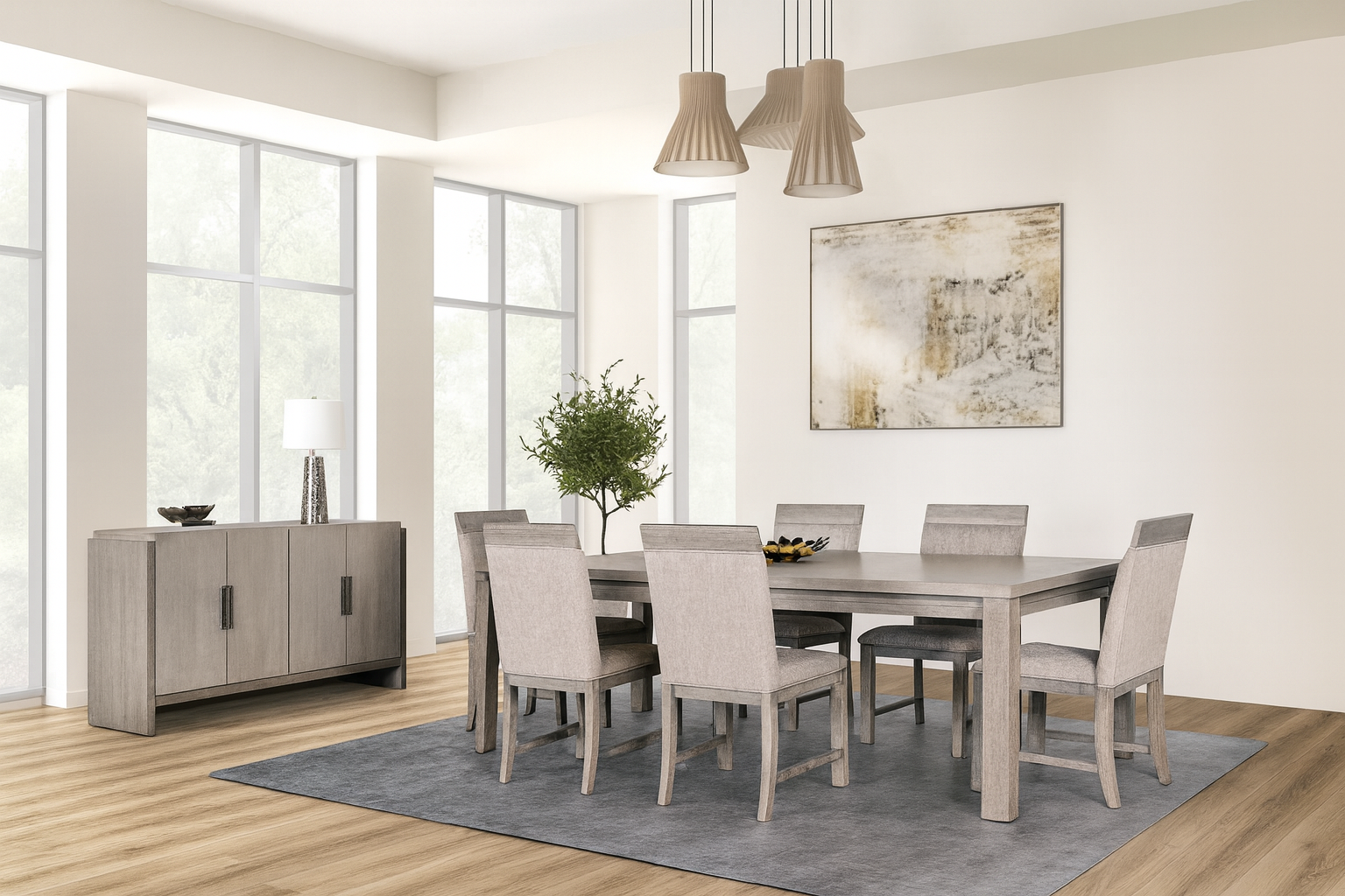 Gristalt Dining Table & Chair and Server