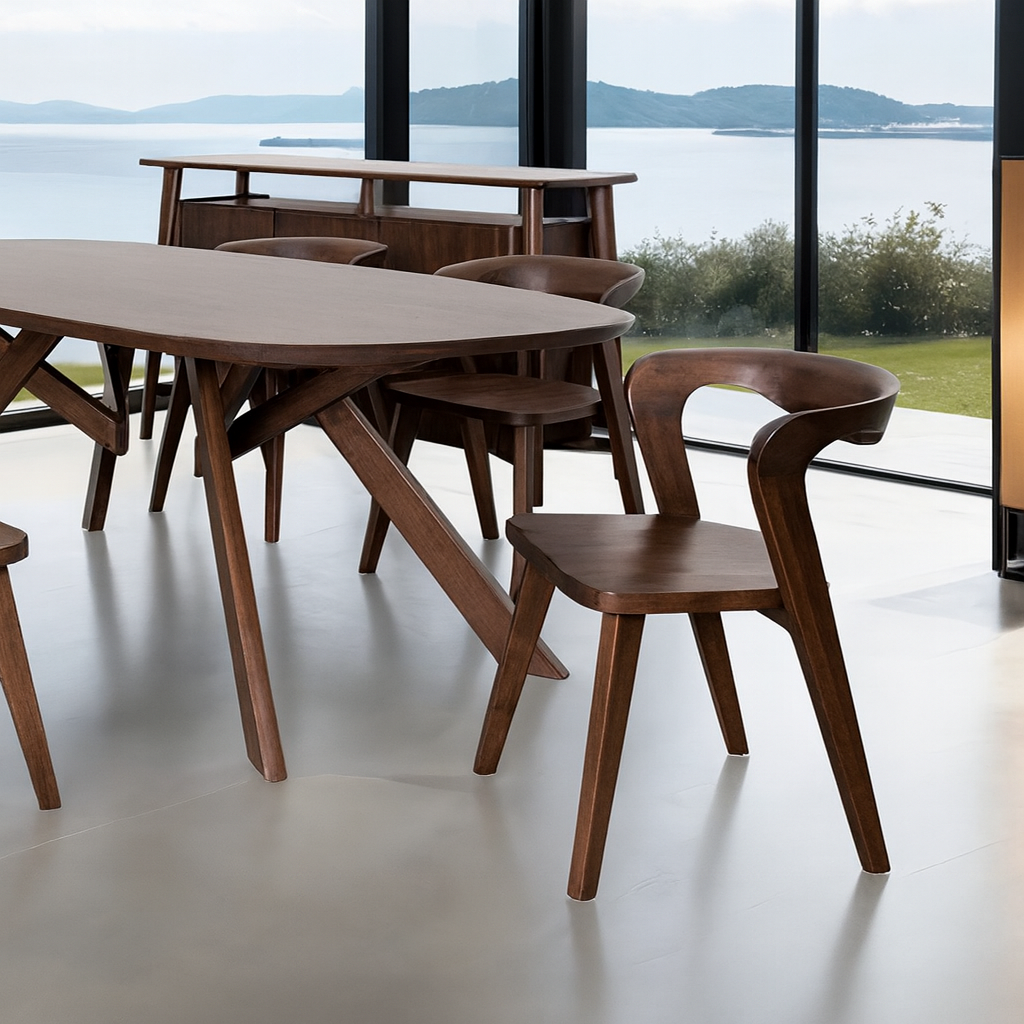 Sargans Dining Table & Side Chair (2/CTN) And 2-Door Sideboard