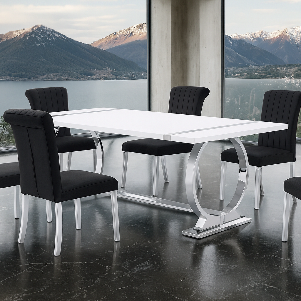 Holbaek Dining Table & Side Chair (2/Ctn)