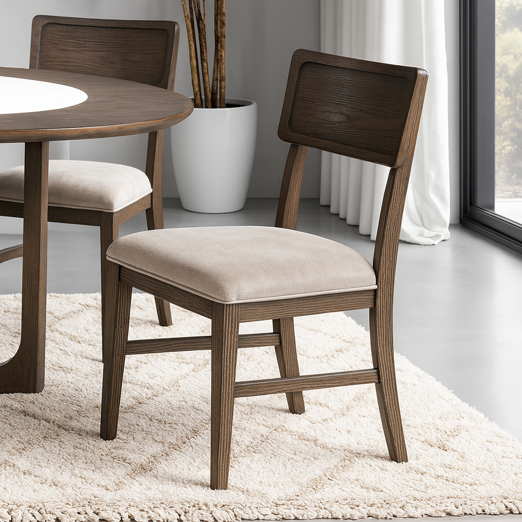Vellara Round Dining Table & Side Chair (2/Ctn) & Hutch & Buffet