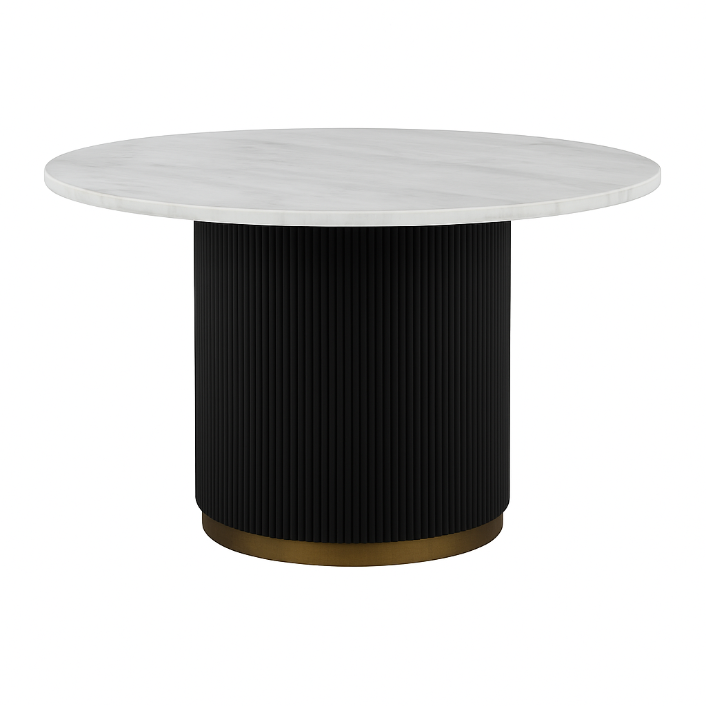 Varde Round Dining Marble Table