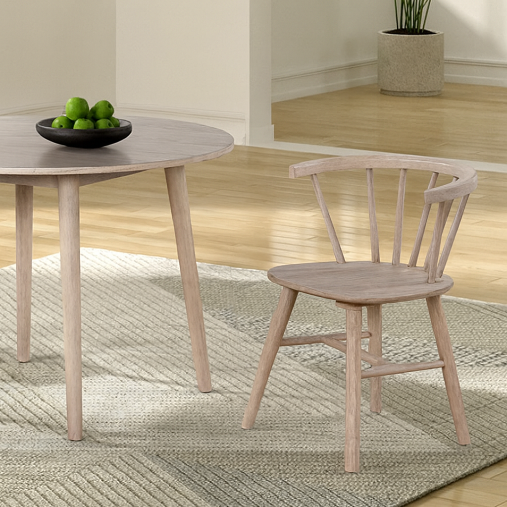 Yate Round Dining Table & Dining Chair