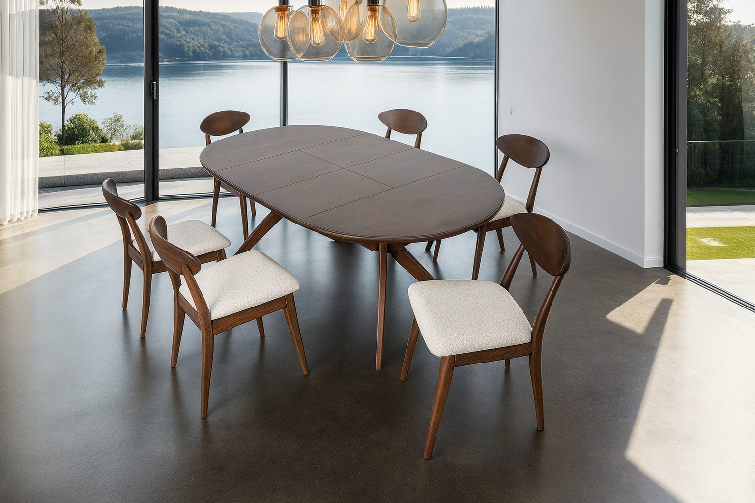 Hammel Dining Table & Side Chair (2/CTN)
