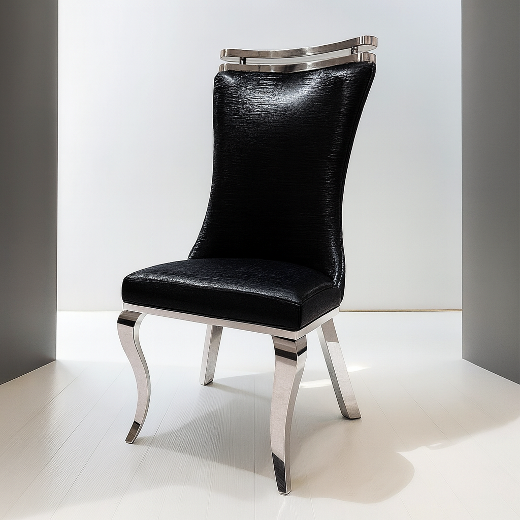 Palazzo Dining Table & Silver Chair (2/CTN)